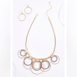 Elegant Gold and Silver Necklace